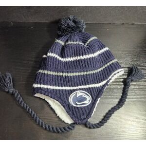 Penn State Nittany Lions Top of the World Tassel Beanie Stocking Cap Hat Navy
